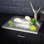Stainless Steel Cutting Board – Heavy Duty Chopping Board for Kitchen 41 × 33 cm