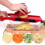 10-in-1 Mandoline Vegetable Slicer – Stainless Steel Multi-Blade Cutter & Grater