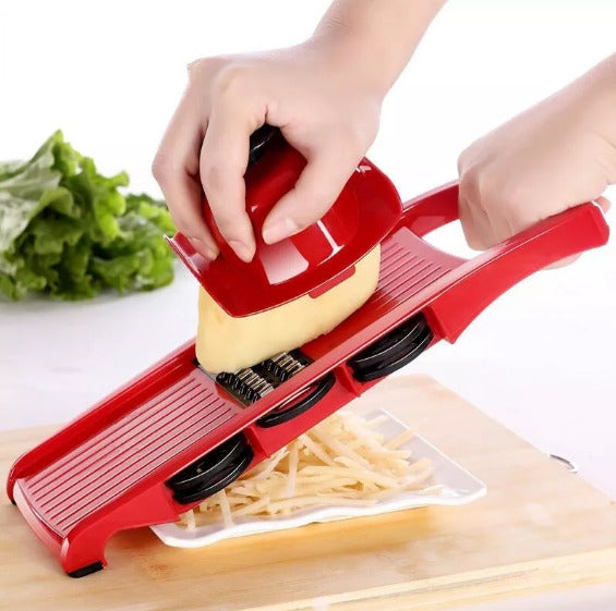 10-in-1 Mandoline Vegetable Slicer – Stainless Steel Multi-Blade Cutter & Grater