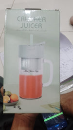 Portable Mini Juicer Blender – USB Rechargeable Smoothie & Juice Cup with Straw