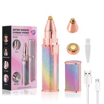 -in-1 Flawless Eyebrow Trimmer – USB Rechargeable Facial Hair Remover for Women