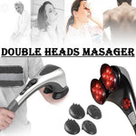 Full Body Handheld Massager – Blue Idea Double Head Infrared Heat Massager