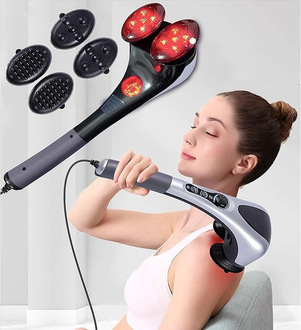 Full Body Handheld Massager – Blue Idea Double Head Infrared Heat Massager