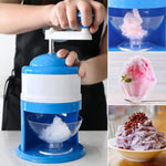 Manual Ice Crusher Machine – Hand Crank Ice Shaver for Gola Ganda, Snow Cones & Slush