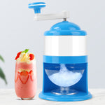 Manual Ice Crusher Machine – Hand Crank Ice Shaver for Gola Ganda, Snow Cones & Slush