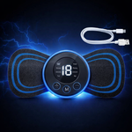 Rechargeable EMS Muscle Stimulator Butterfly Massager Pain Relief Device