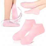 Silicone Heel Socks for Cracked Heels – Reusable Moisturizing Foot Care Socks