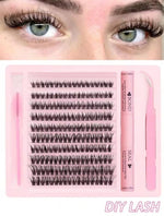 3 in 1 Permanent Eyelash Extension Kit with Light Professional Lash Set