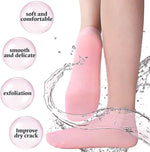 Silicone Heel Socks for Cracked Heels – Reusable Moisturizing Foot Care Socks