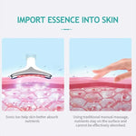 Face & Neck Lifting Massager – EMS Microcurrent Skin Tightening Device with LED