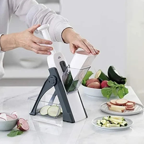 5-in-1 Mandoline Vegetable Slicer & Food Chopper | Quick Fruit Dicer