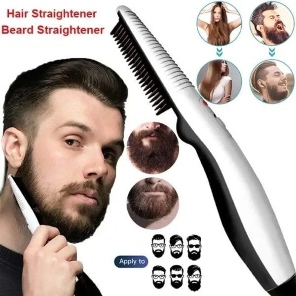 2-in-1 Multifunctional Hair Styling Comb | Electric Heated Brush for Men & Women