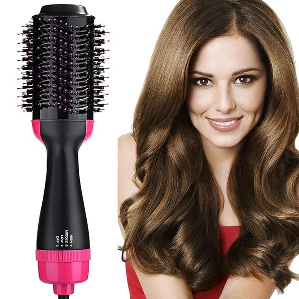 3-in-1 One Step Hot Air Brush | Professional Blow Dryer Brush for Smooth & Frizz-Free Hair