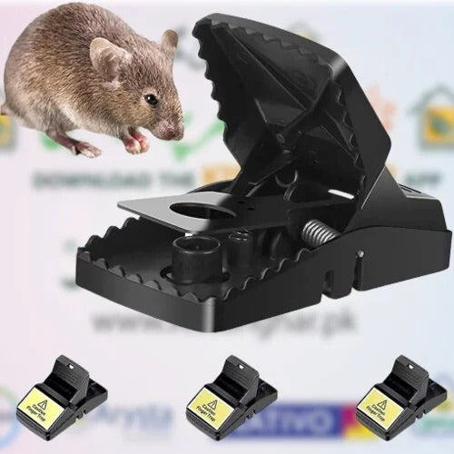 Heavy Duty Plastic Mouse Trap | Effective & Reusable Rodent Catcher