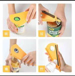 Multi-Functional Jar Opener for Weak Hands – Ergonomic Lid Remover for Seniors & Tight Caps