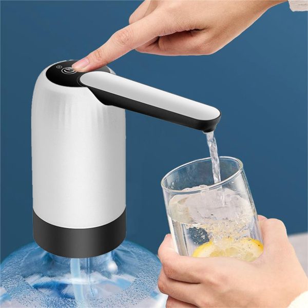 USB Rechargeable Water Bottle Pump – Portable Electric Water Dispenser for Automatic Drinking