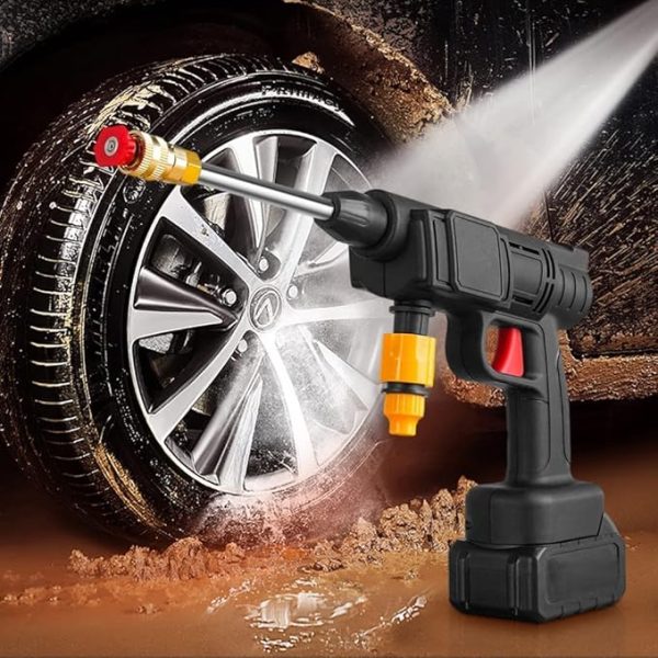 Automatic Cordless High-Pressure Car Wash Spray Gun | 48V Wireless Foam Jet Washer