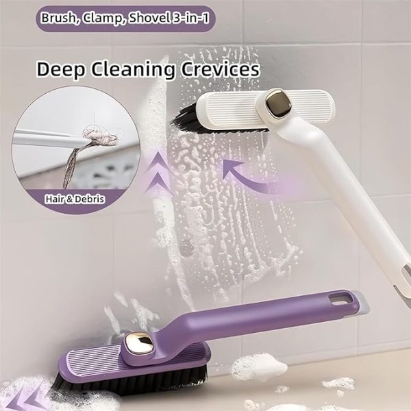 360° Rotating Crevice Cleaning Brush – Multi-Function Household Scrubber for Deep Cleaning